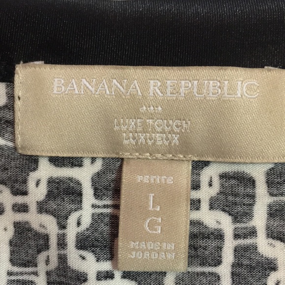 Banana Republic Luxe Touch T shirt . Black Sz LP - Picture 4 of 11